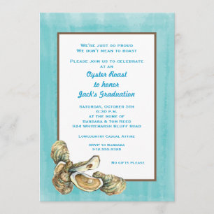 Rustic Lowcountry Oyster Roast Invitation