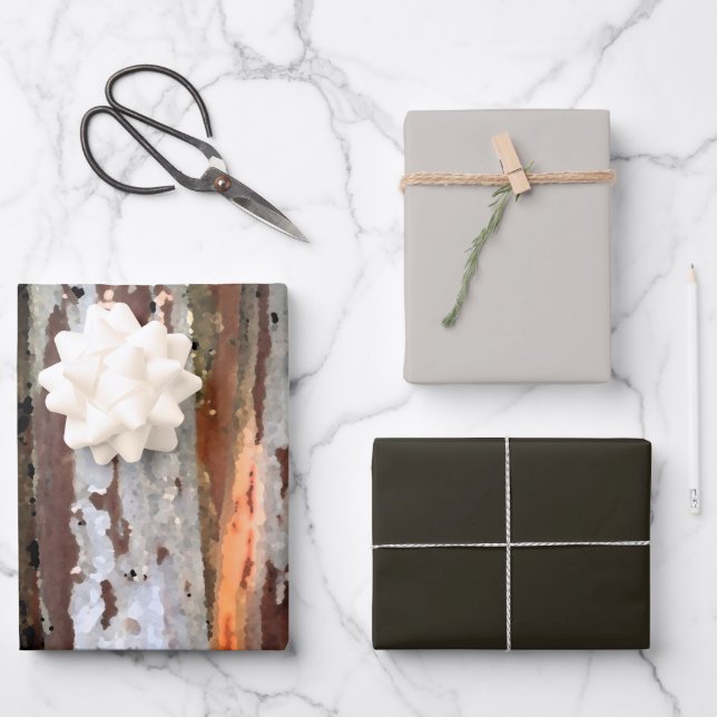 Rustic Lumber design 1 Wrapping Paper Sheet (Front)