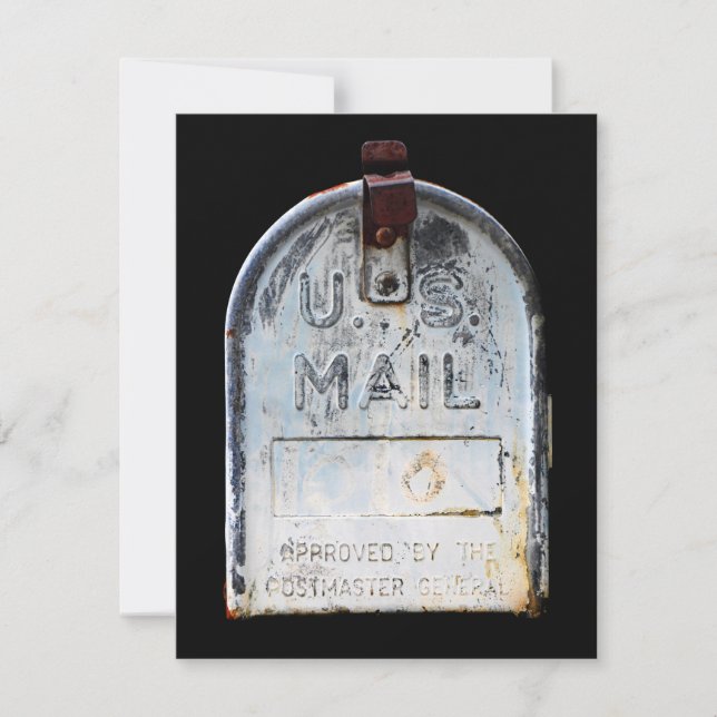 Rustic Mailbox  Card (Front)