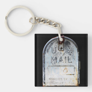 Rustic Mailbox Key Ring