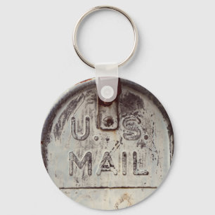 Rustic Mailbox  Key Ring