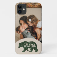Rustic Mama Bear Silhouette Photo