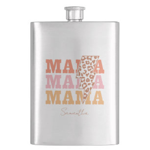 Rustic "Mama" Repeat Hip Flask