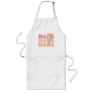 Rustic "Mama" Repeat Long Apron