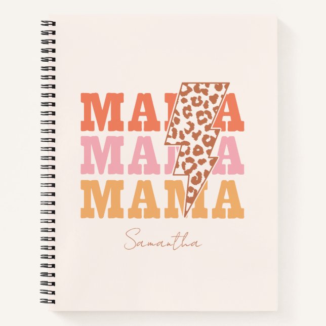 Rustic "Mama" Repeat Notebook (Front)