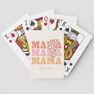 Rustic "Mama" Repeat Playing Cards