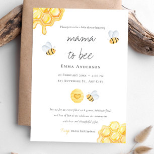 Rustic Mama to bee Baby Shower Invitation