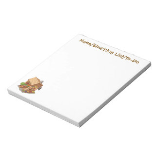Rustic Market Stall Produce Notepad