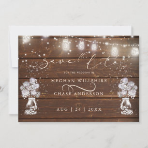 Rustic Mason Jar String Lights theBarefootBride™