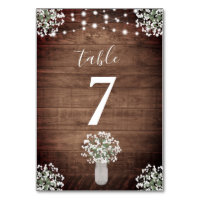 Rustic Mason Jar & String Lights Wedding