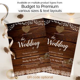 Rustic Mason Jars Lights Lace Gypsophilia WEDDING