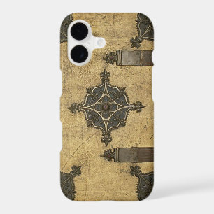 Rustic Medieval Leather Book Cover Design