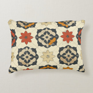 Rustic Mediterranean Tile Decorative Cushion