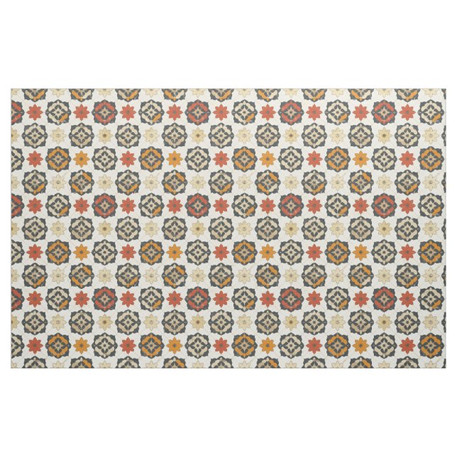 Rustic Mediterranean Tile Fabric (Yard)