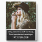 Rustic Memorial Sympathy Quote | Photo Keepsake