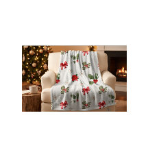 Rustic Merry & Bright Watercolor Holly Christmas