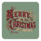Rustic Merry Christmas Gift Tag Stickers