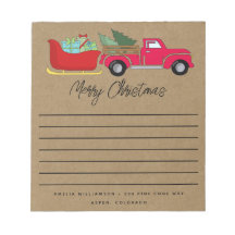 Rustic Merry Christmas Truck and Sleigh 