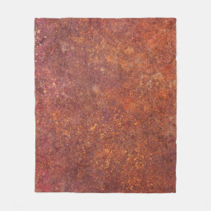 Rustic metal: textured surface. fleece blanket