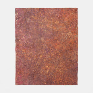 Rustic metal: textured surface. fleece blanket