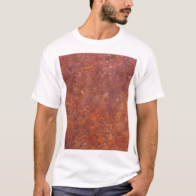Rustic metal: textured surface. T-Shirt (Front)