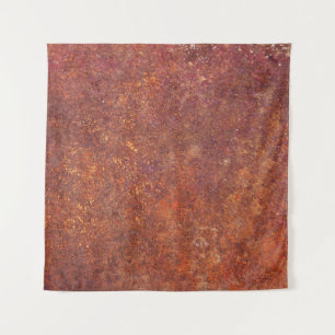 Rustic metal: textured surface. tapestry