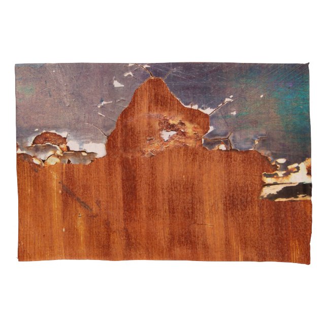 Rustic Metal: Vintage Iron Texture. Pillowcase (Front)