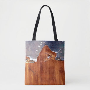 Rustic Metal: Vintage Iron Texture. Tote Bag
