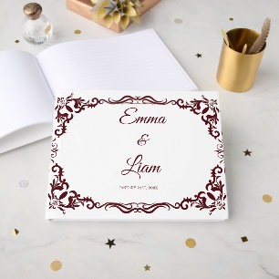Rustic Mexican Wedding Guest Book 