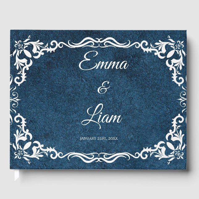 Rustic Mexican Wedding Guest Book  (Front)