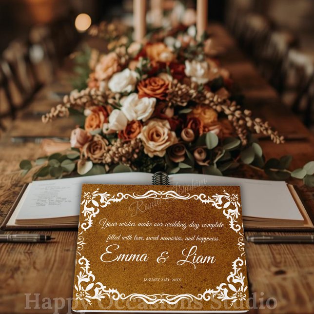 Rustic Mexican Wedding Guest Book  (Creator Uploaded)
