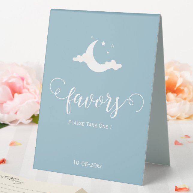  Rustic minimal blue favours cloud baby shower  (In SItu (Wedding))