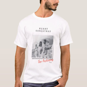 rustic minimal vintage christmas 1 photo T-Shirt