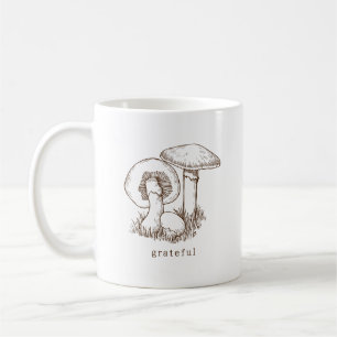 Rustic Minimalist Brown Fall Thanksgiving  Coffee Mug
