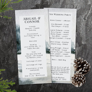 Rustic Misty Mountain Lake Watercolor Program