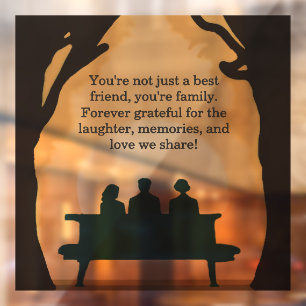 Rustic Modern Best Friends Under the Moonlit Trees