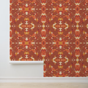 Rustic Modern Blended Leaves 4 Wallpaper