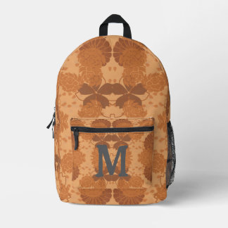 Rustic Modern Blended Leaves 6 Printed Backpack
