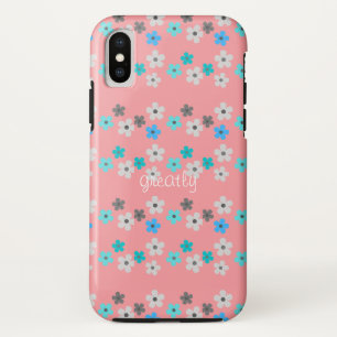 Rustic Modern Floral iPhone X Case