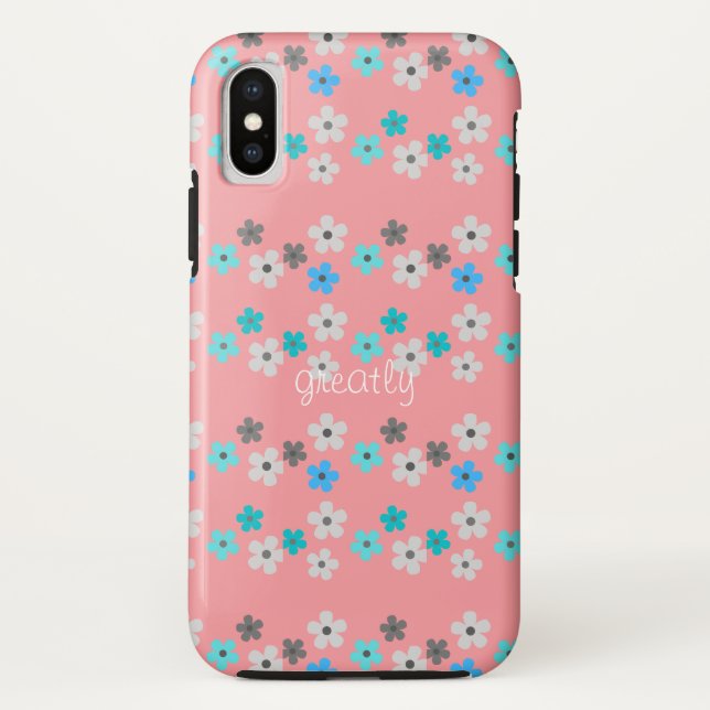 Rustic Modern Floral  Case-Mate iPhone Case (Back)
