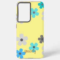 Rustic Modern Floral Samsung Galaxy S21 Ultra Case