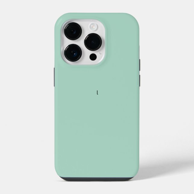 Rustic Monogram Blue Teal iPhone Case (Back)
