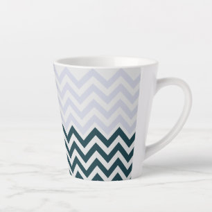 Rustic Monogram Groovy Chic Latte Mug