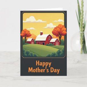 Rustic Mothers Day Scene Card