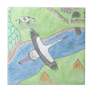 "Rustic motifs" Ceramic Tile