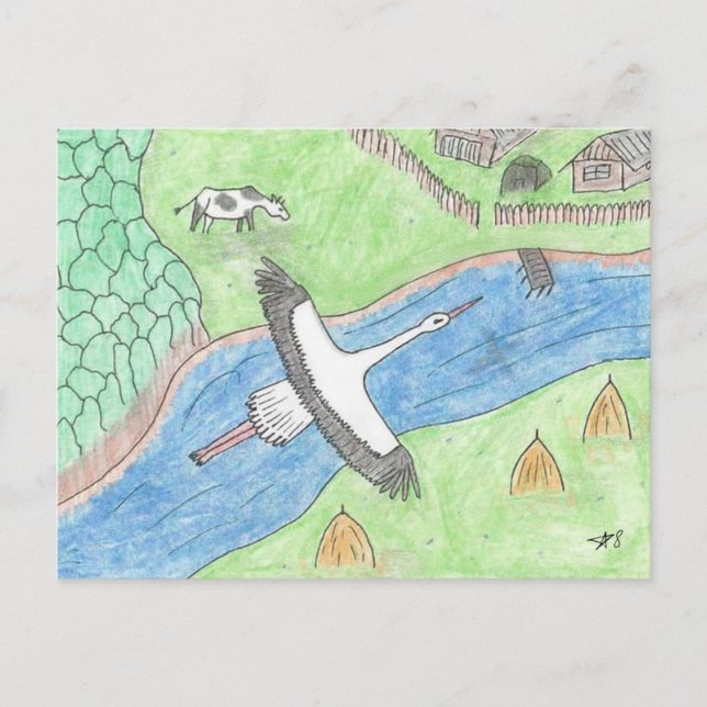 "Rustic motifs" Postcard (Front)