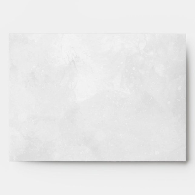 Rustic Mountain Forest Evergreen Tree Wedding Envelope (Front)