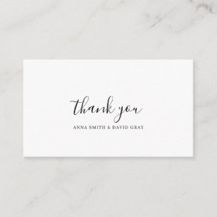 Rustic Mountain Forest Watercolor Thankyou Card