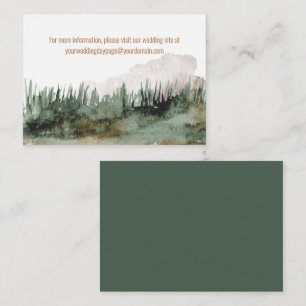 Rustic Mountain Landscape Visit our Website  Enclosure Card