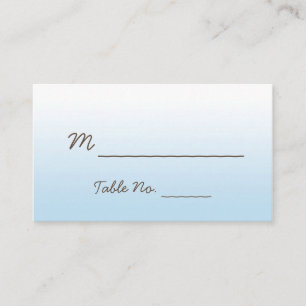 Rustic Mountain Watercolor Wedding Place Cards